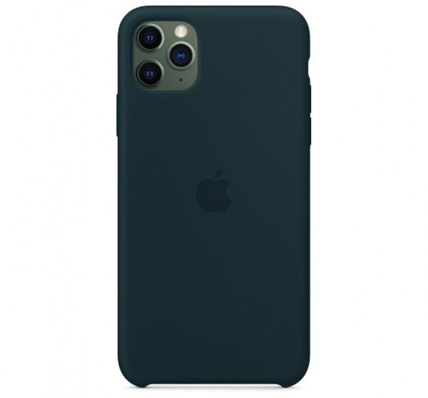 Чехол для iPhone 11 Pro Max Silicone Case силиконовый цвета дымчатой сосны