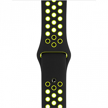 Ремешок Apple 40mm Black/Volt Nike Sport Band