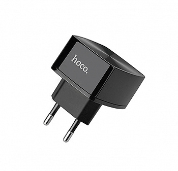 Черное сетевое зарядное устройство Hoco C26 Mighty Power