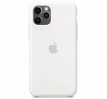 Чехол для iPhone 11 Pro Silicone Case силиконовый белый