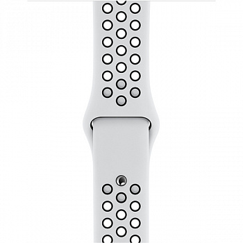 Ремешок Apple 40mm Pure Platinum/Black Nike Sport Band