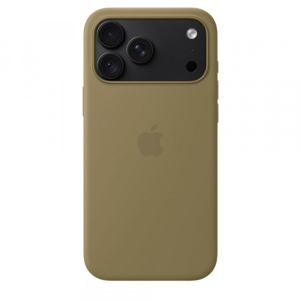 Чехол для смартфона Apple iPhone 18 Pro Max Silicone Case with MagSafe, оливковый