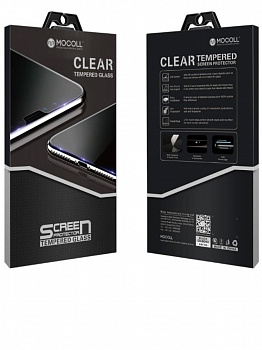 Защитное стекло MOCOLL прозрачное для iPhone 5 / 5 SE (серия Black Diamond)