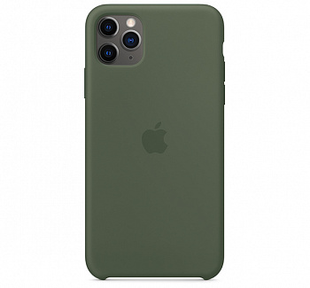 Чехол для iPhone 11 Pro Silicone Case силиконовый цвета хаки
