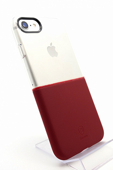 Чехол Baseus Half to Half для iPhone 8 / 7 (Красный)