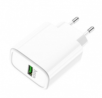 Белый блок питания Hoco C69A Quick Charge 3.0