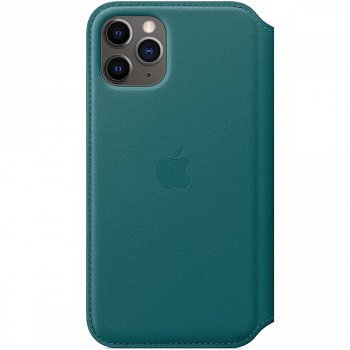 Чехол для iPhone Apple iPhone 11 Pro Leather Folio Peacock