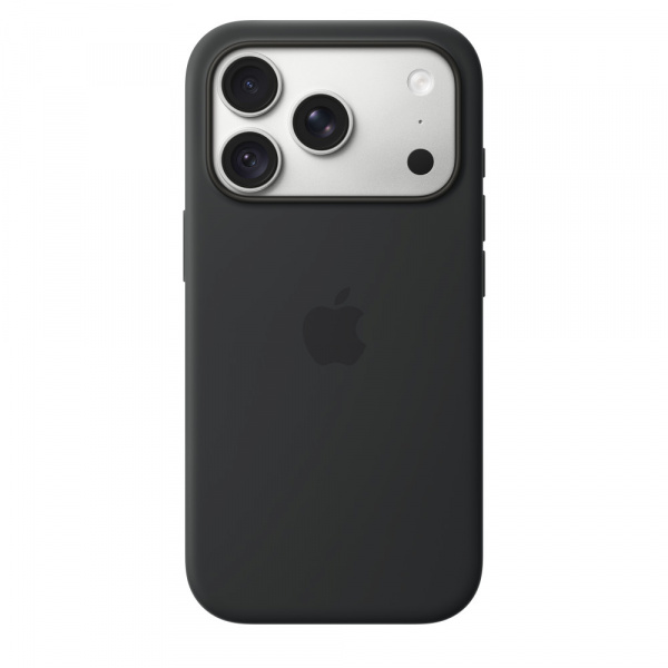 Чехол для смартфона Apple iPhone 18 Pro Silicone Case with MagSafe, чёрный