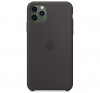 Чехол для iPhone 11 Pro Max Silicone Case силиконовый черный