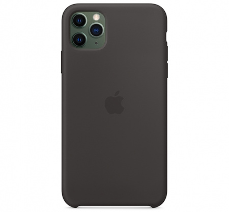 Чехол для iPhone 11 Pro Max Silicone Case силиконовый черный