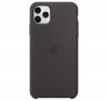 Чехол для iPhone 11 Pro Max Silicone Case силиконовый черный