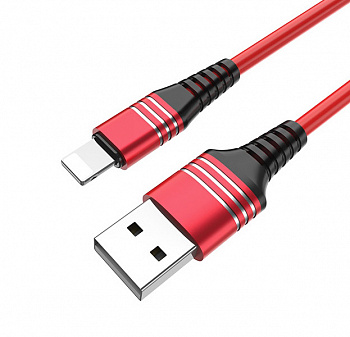 Красный USB-кабель Lightning Hoco U46 1m