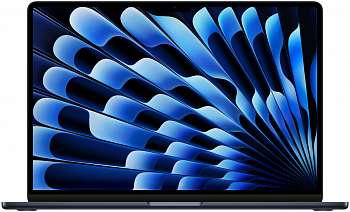 Ноутбук Apple MacBook Air 15 (M2, 8C CPU/10C GPU, 2023), 8 ГБ, 512 ГБ SSD, Midnight (темная ночь) MQKX3