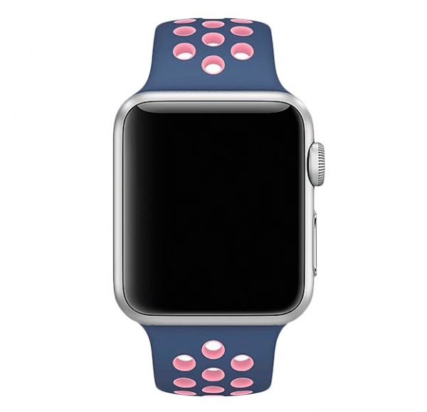 Ремешок Apple Watch 42/44 mm Perforated Sport Band Purple/Pink