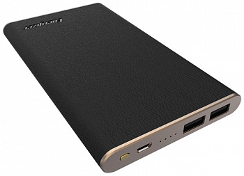Портативное зарядное устройство Energizer Power Bank UE10009 10000 mAh Leather black