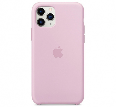 Чехол для iPhone 11 Pro Max Silicone Case силиконовый пудровый