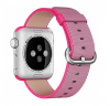 Розовый нейлоновый ремешок для Apple Watch 42/44 mm