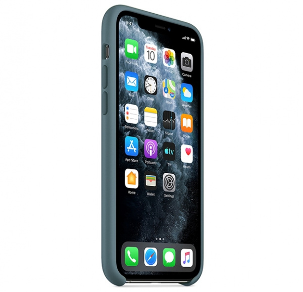 Чехол для iPhone 11 Pro Max Silicone Case силиконовый цвета полыни