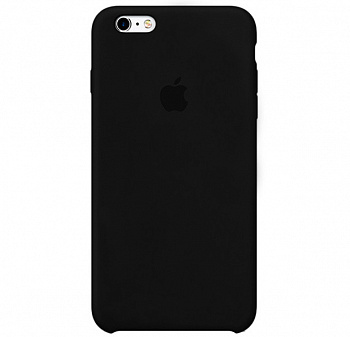 Черный силиконовый чехол для iPhone 6/6S Plus Silicone Case